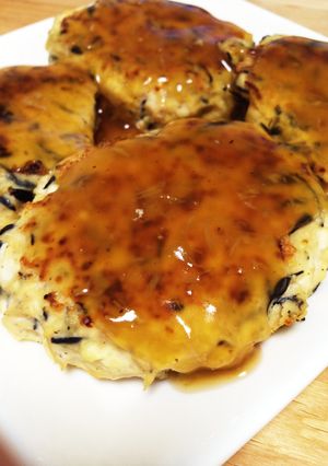 ヘルシーだけど満足！お豆腐ハンバーグ-レシピのメイン写真