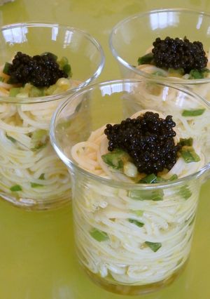 簡単冷製からすみのパスタ-レシピのメイン写真