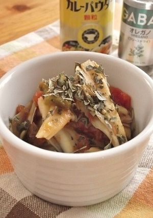 レンジで♪舞茸とトマトのケチャップ煮-レシピのメイン写真