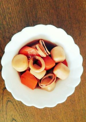 冷凍で簡単イカ入り煮物-レシピのメイン写真