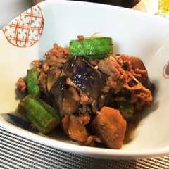 รูปของ 挽肉と夏野菜の味噌チーズ田楽