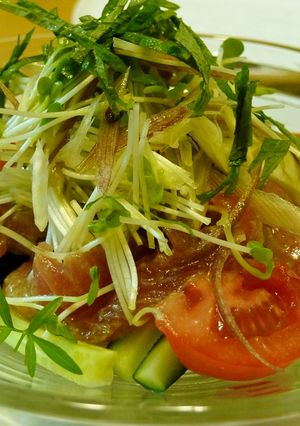 マグロのサラダ仕立て-レシピのメイン写真