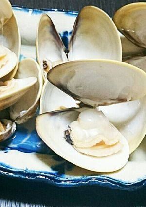 簡単！オカンの蛤の酒蒸し！-レシピのメイン写真