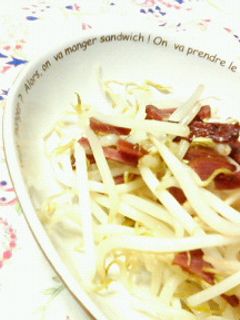 もやしとサラミの☆ポン酢炒め♪♪-レシピのメイン写真