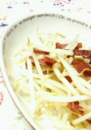もやしとサラミの☆ポン酢炒め♪♪-レシピのメイン写真