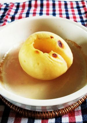 絶品！焼き桃♡甘くてとろとろ♪-レシピのメイン写真