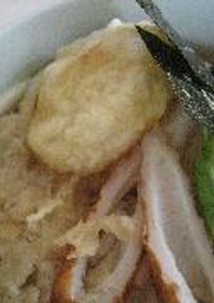 お餅の天ぷら入りうどん-レシピのメイン写真