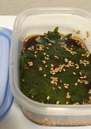 大葉の醤油漬け＊-レシピのメイン写真