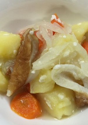 ちくわ入り塩麹の煮物-レシピのメイン写真