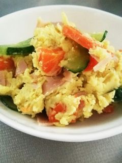 夏にぴったり☆カレーポテトサラダ-レシピのメイン写真