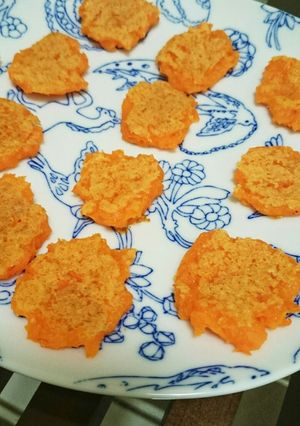 離乳食後期・手づかみ食べ 人参おやき-レシピのメイン写真