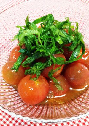 あっさり美味しいミニトマトの梅ポン酢かけ-レシピのメイン写真