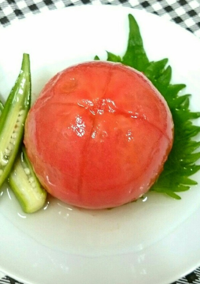 簡単おもてなし❗丸ごとトマトの甘酢マリネ-レシピのメイン写真