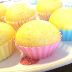 รูปของ ＨＭで簡単♪甘さ控えめニンジン蒸しケーキ