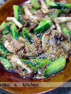 きゅうりと豚肉の中華風炒め-レシピのメイン写真