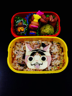 妖怪ウォッチ☆モモタロニャン☆キャラ弁-レシピのメイン写真
