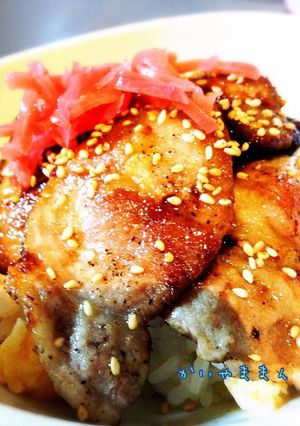 夏休みランチ！甘ダレうま〜い豚丼っ！-レシピのメイン写真