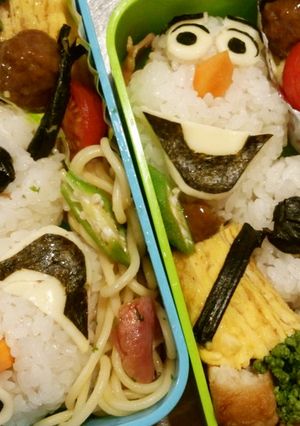 キャラ弁：オラフ-レシピのメイン写真