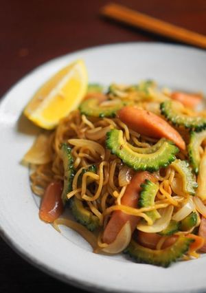 ゴーヤのスパイシー焼きそば-レシピのメイン写真