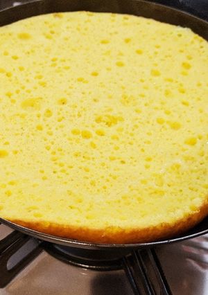 ぐりとぐら フライパンで作るカステラ♪-レシピのメイン写真