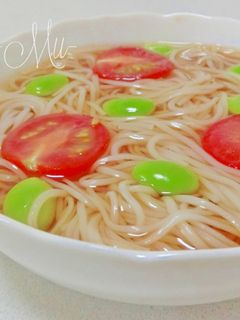 カラフル そうめん-レシピのメイン写真