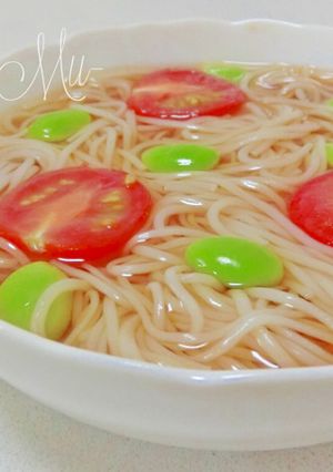 カラフル そうめん-レシピのメイン写真