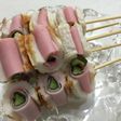 大葉がアクセント!ちくわでピンチョス♫