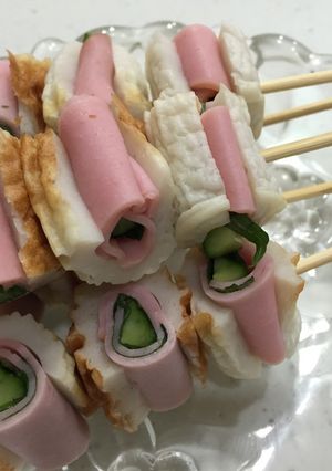 大葉がアクセント！ちくわでピンチョス♫-レシピのメイン写真