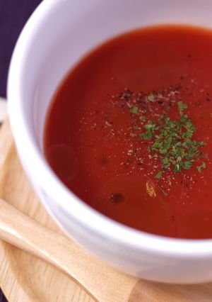 簡単!トマトのスープ-レシピのメイン写真