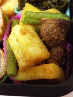 ハンペンとしいたけのカレーマヨ炒め-レシピのメイン写真