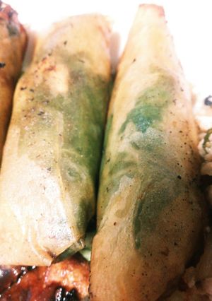 鶏ミンチとキムチの春巻き♪-レシピのメイン写真