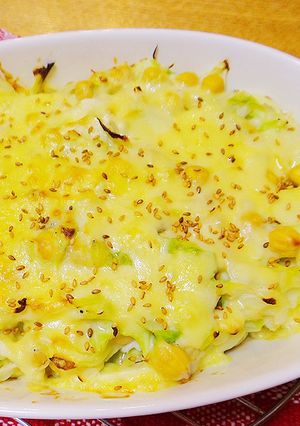 ごまとキャベツの和風グラタン-レシピのメイン写真