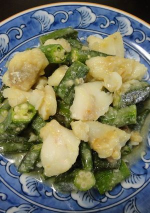 オクラと白身魚の簡単ソテー☆和風みそ味-レシピのメイン写真