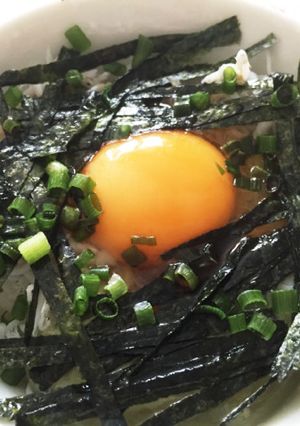 パパッと激うま♡月見しらす丼-レシピのメイン写真