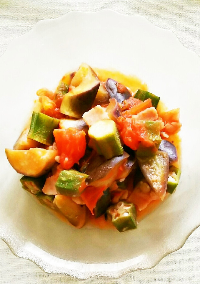 簡単！夏野菜のあっさり煮-レシピのメイン写真