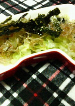 キャベツの☆シンプルじゃこ和え♪♪-レシピのメイン写真