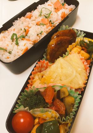 お弁当に♪ナスとトマトのバルサミコ炒め-レシピのメイン写真