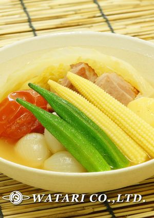 彩り野菜と厚切りベーコンのポトフ-レシピのメイン写真