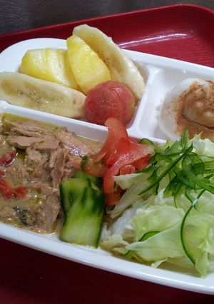 いなばのタイカレーとお結び大福クリーム型-レシピのメイン写真