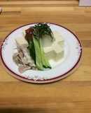 さっぱり冷やっこ！おろし梅肉ポン酢で！