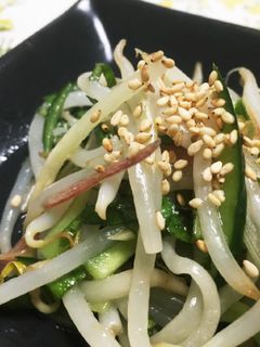 大葉が香る〜♪もやしと茗荷の簡単ナムル-レシピのメイン写真