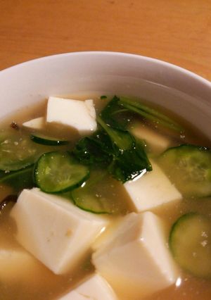 塩昆布入り♪豆腐ときゅうりの冷汁-レシピのメイン写真