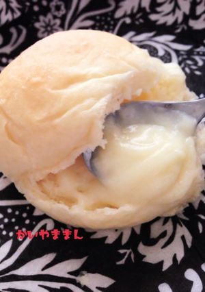 ミルキー♡ ミルククリームまるパンサンド-レシピのメイン写真