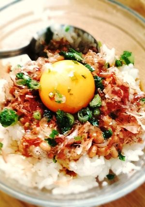 混ぜるだけ!激ウマ納豆TKG-レシピのメイン写真