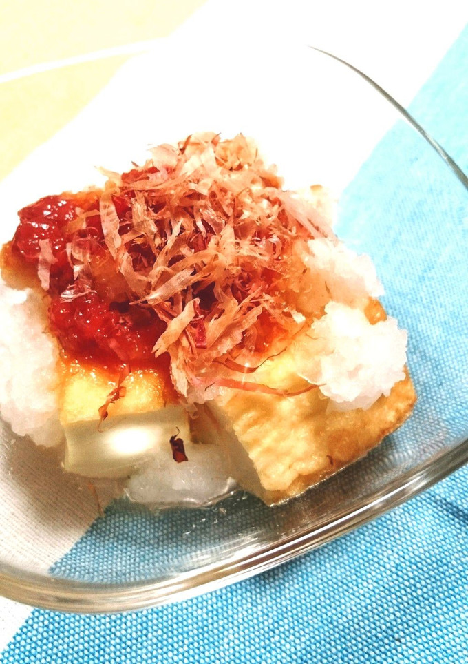 厚揚げの梅みぞれのせ-レシピのメイン写真