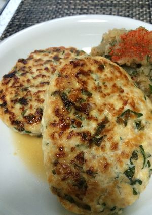 大葉たっぷり豆腐ハンバーグ-レシピのメイン写真