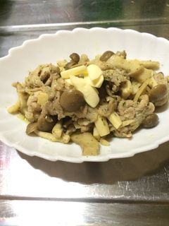 きのこと豚肉のアヒージョ-レシピのメイン写真