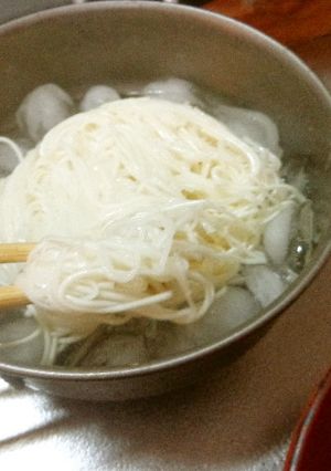 最速のキンキンに冷えたそうめん-レシピのメイン写真