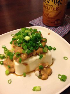 ある意味ヘルシー親子丼?納豆やっこ-レシピのメイン写真