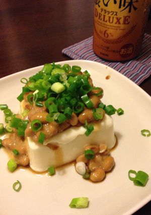 ある意味ヘルシー親子丼？納豆やっこ-レシピのメイン写真
